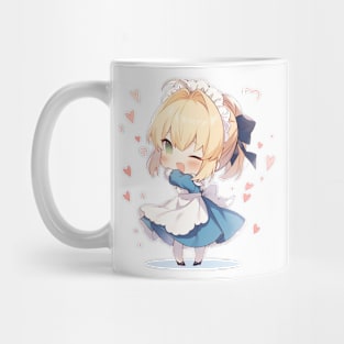 Chibi saber maid Mug